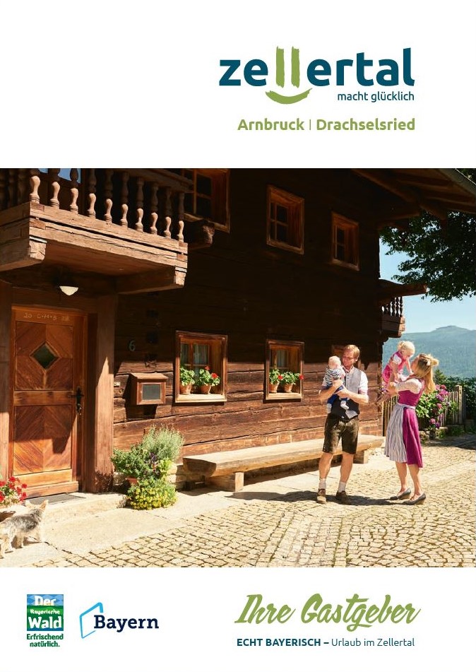 Gastgeberverzeichnis Zellertal. Foto: Tourist-Information Arnbruck.